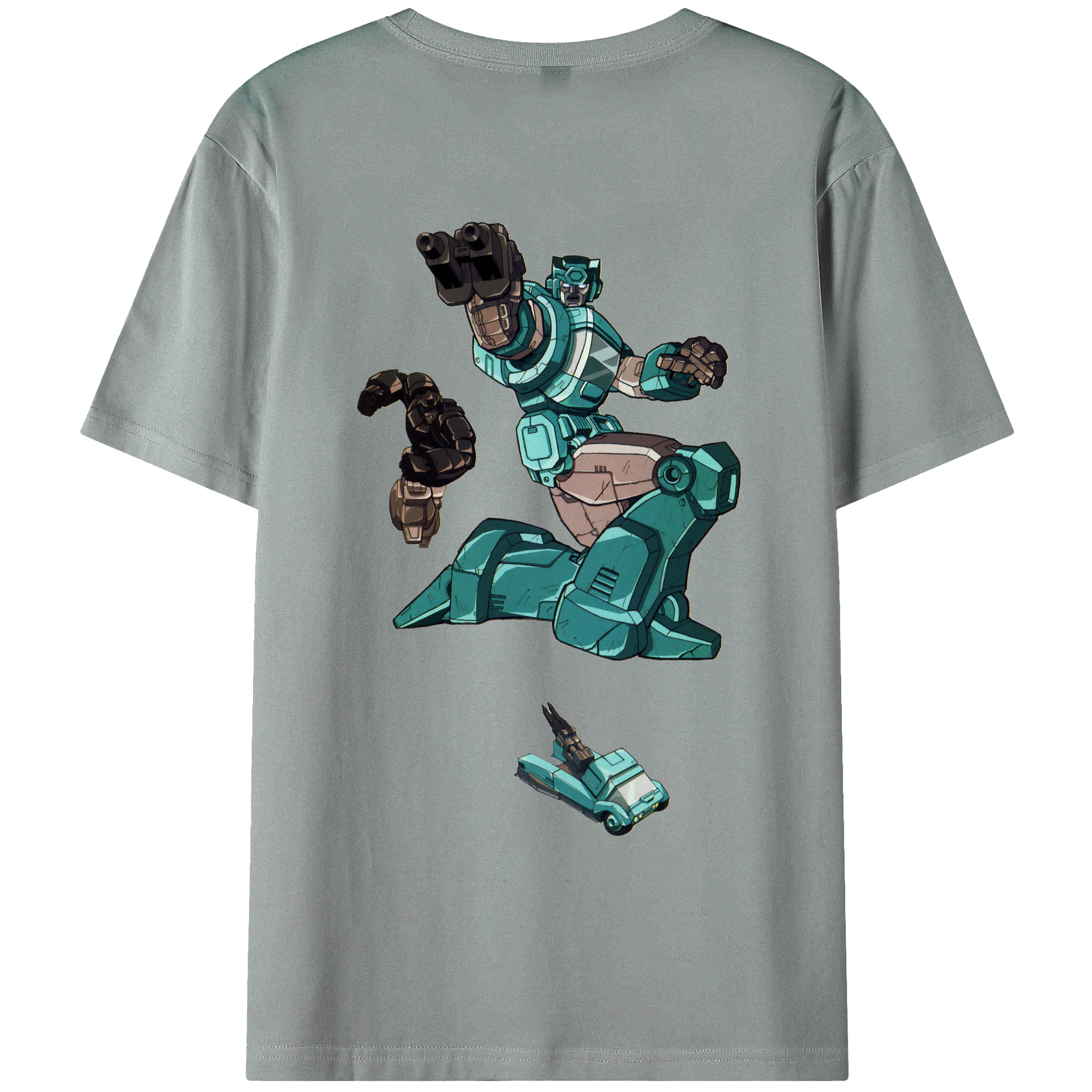 （画像用）  綿100％ メンズ半袖Tシャツ（バックプリント） 通気性